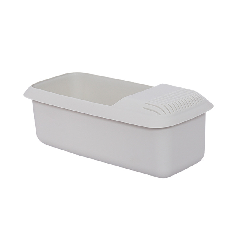 Caja de almacenamiento de plástico para cocina y fideos, de doble propósito, juego de utensilios de cocina
