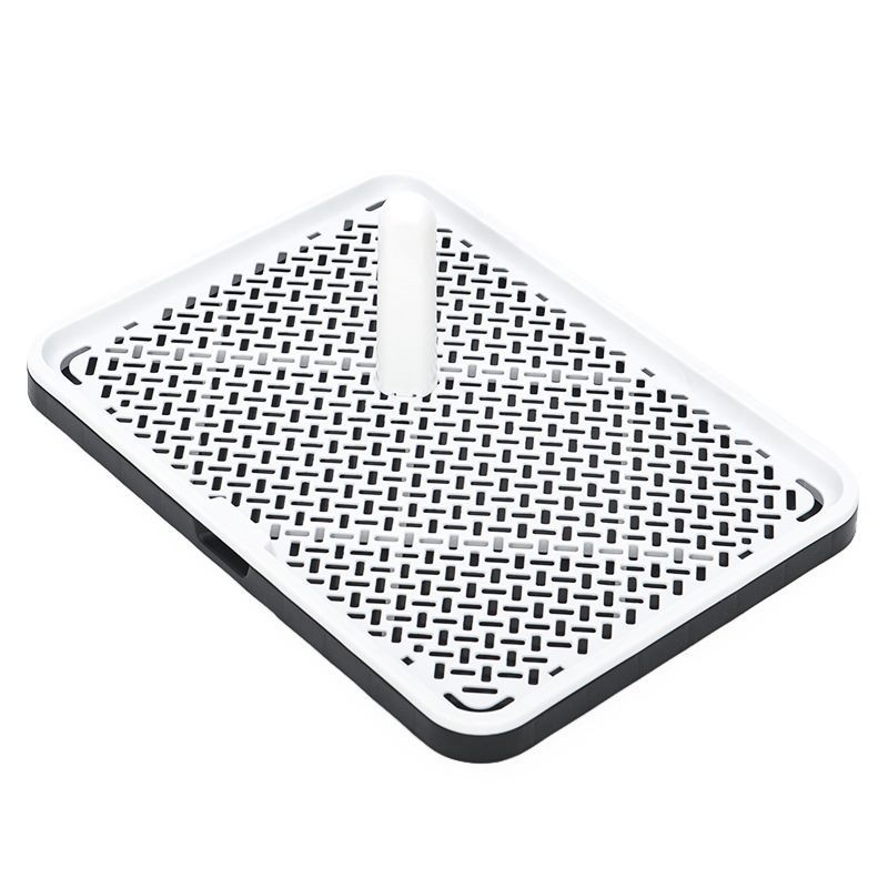 Bandeja para orinar para perros, soporte para almohadillas de entrenamiento para el baño, caja de arena, soporte para almohadillas para orinar