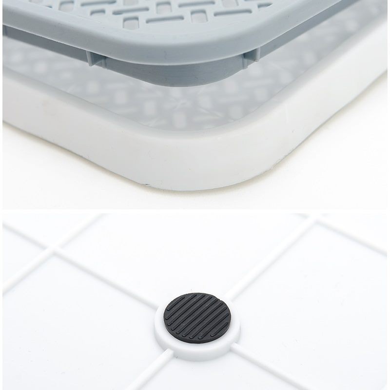 Bandeja para orinar para perros, soporte para almohadillas de entrenamiento para el baño, caja de arena, soporte para almohadillas para orinar