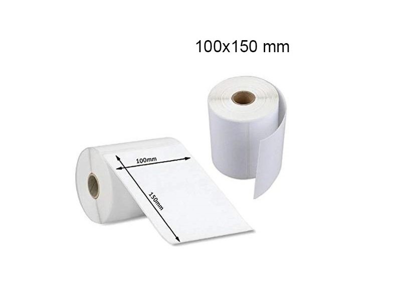 10 rollos Premium de etiquetas térmicas directas de 100 x 150 mm, 350 unidades por rollo, etiquetas autoadhesivas