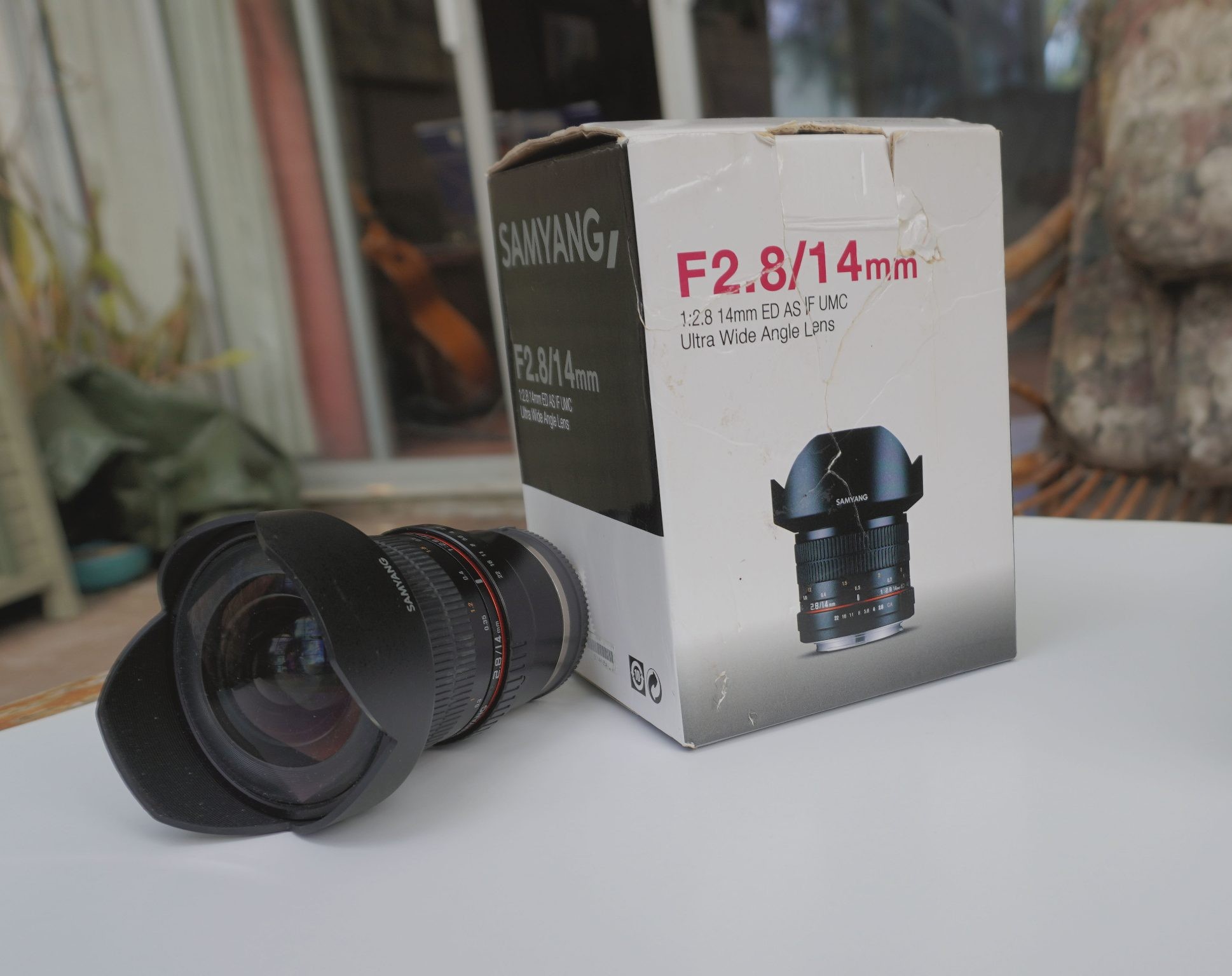 SAMYANG F2.8/14mm, ED AS IF UMC, lente ultra gran angular para cámaras SONY con montura E