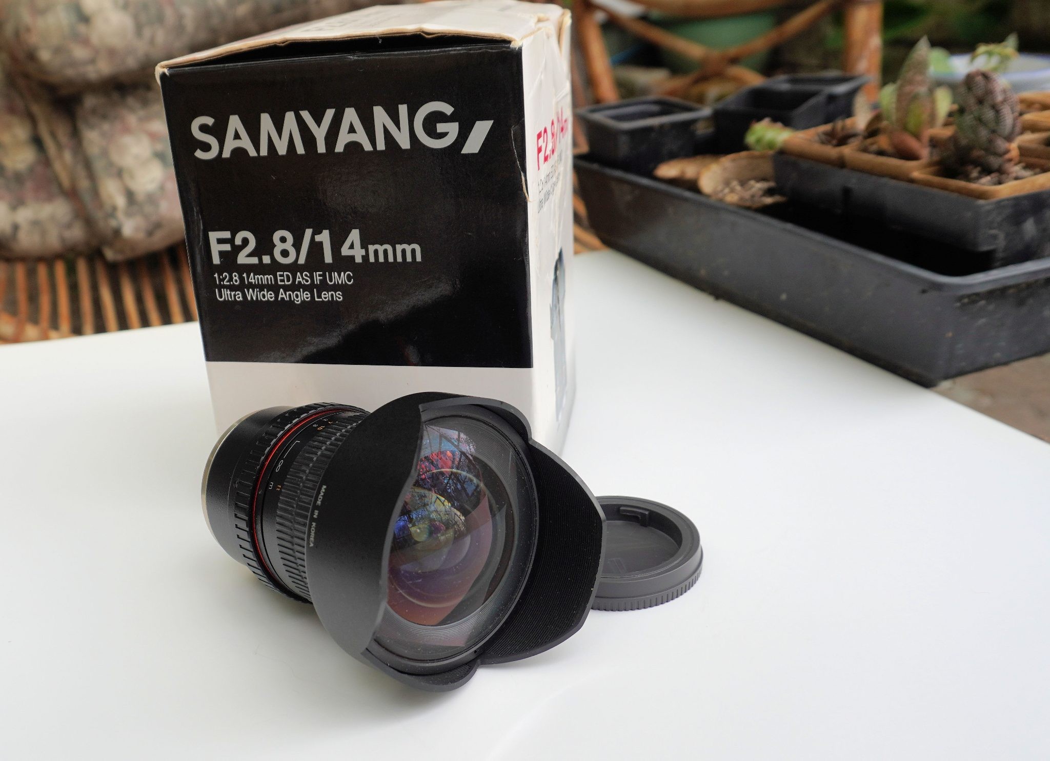 SAMYANG F2.8/14mm, ED AS IF UMC, lente ultra gran angular para cámaras SONY con montura E