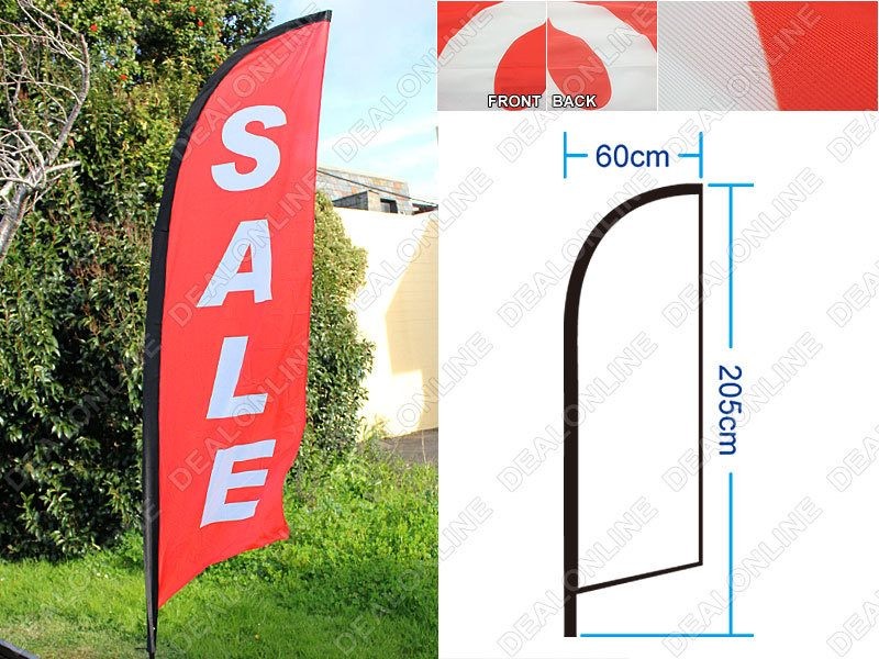 Pluma de bandera 3M de doble cara "VENTA"