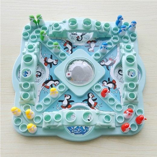 Ajedrez volador de pingüino: juguetes educativos interactivos de ajedrez para padres e hijos