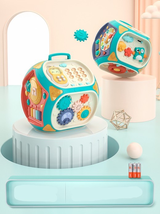 Juguetes para niños y niñas, bebés, cerebros, manos, tambores, juguetes, hexaedro, autobús, regalo.