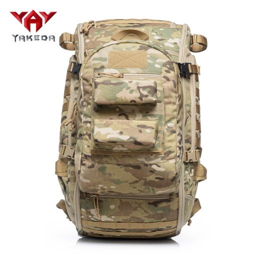 Mochila táctica militar de camuflaje con doble hombro para viajes al aire libre, MOLLE, para niños y madres