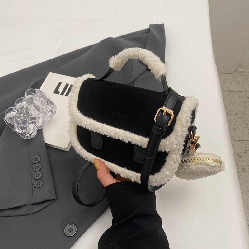 Nuevo bolso bandolera cuadrado pequeño y portátil, súper popular para mujer