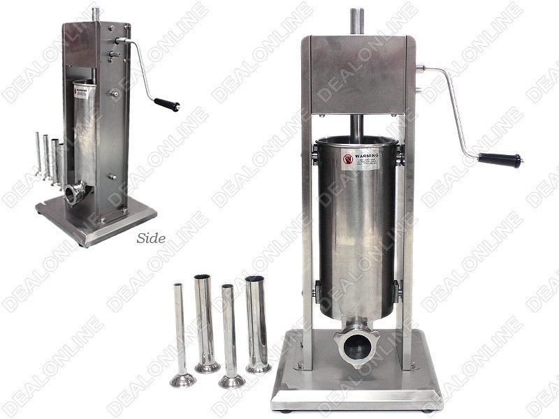Embutidora de salchichas de acero inoxidable de 3, 5, 7 y 15 l