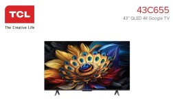 Televisor TCL QLED 4K Google - 43C655