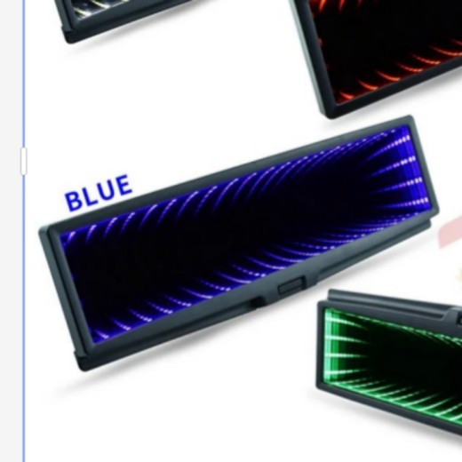 Gafas de lectura con iluminación, luz, modificación del coche, espejo retrovisor de plástico para marcha atrás