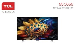 Televisor TCL QLED 4K Google - 55C655
