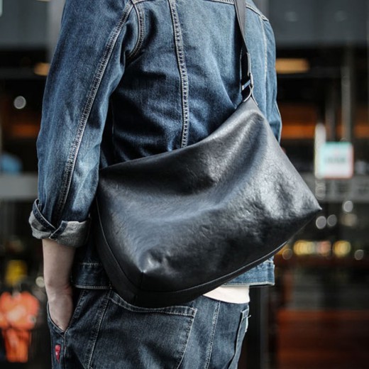 Bolsa de fitness de piel de vaca, almohada de ocio para hombre