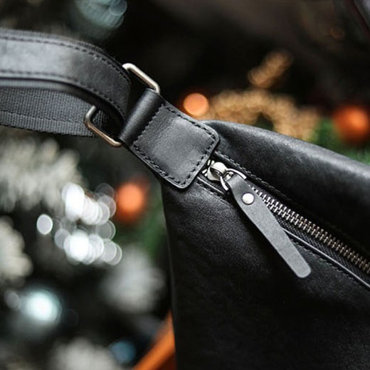 Bolsa de fitness de piel de vaca, almohada de ocio para hombre