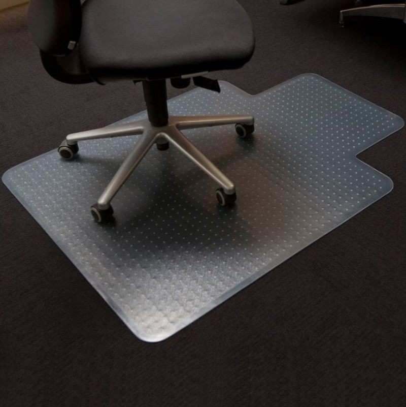 Tapete de PVC para silla de piso duro, 2 tamaños