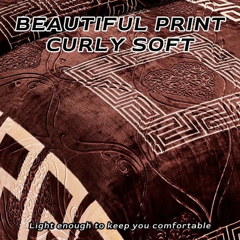 Manta de piel sintética estilo bohemio