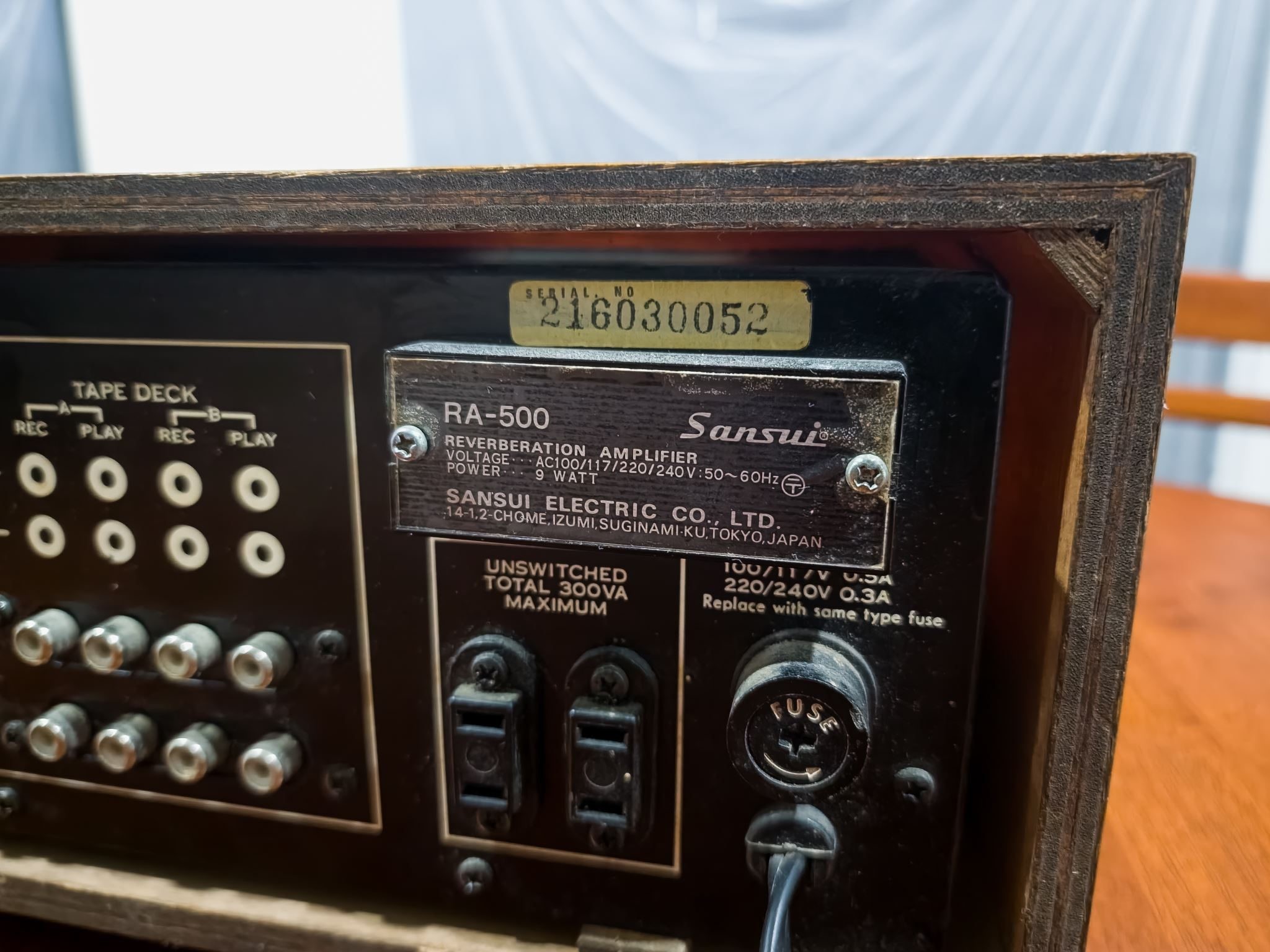 Unidad de reverberación Sansui RA-500: ¡REPARADA Y SUENA INCREÍBLE!