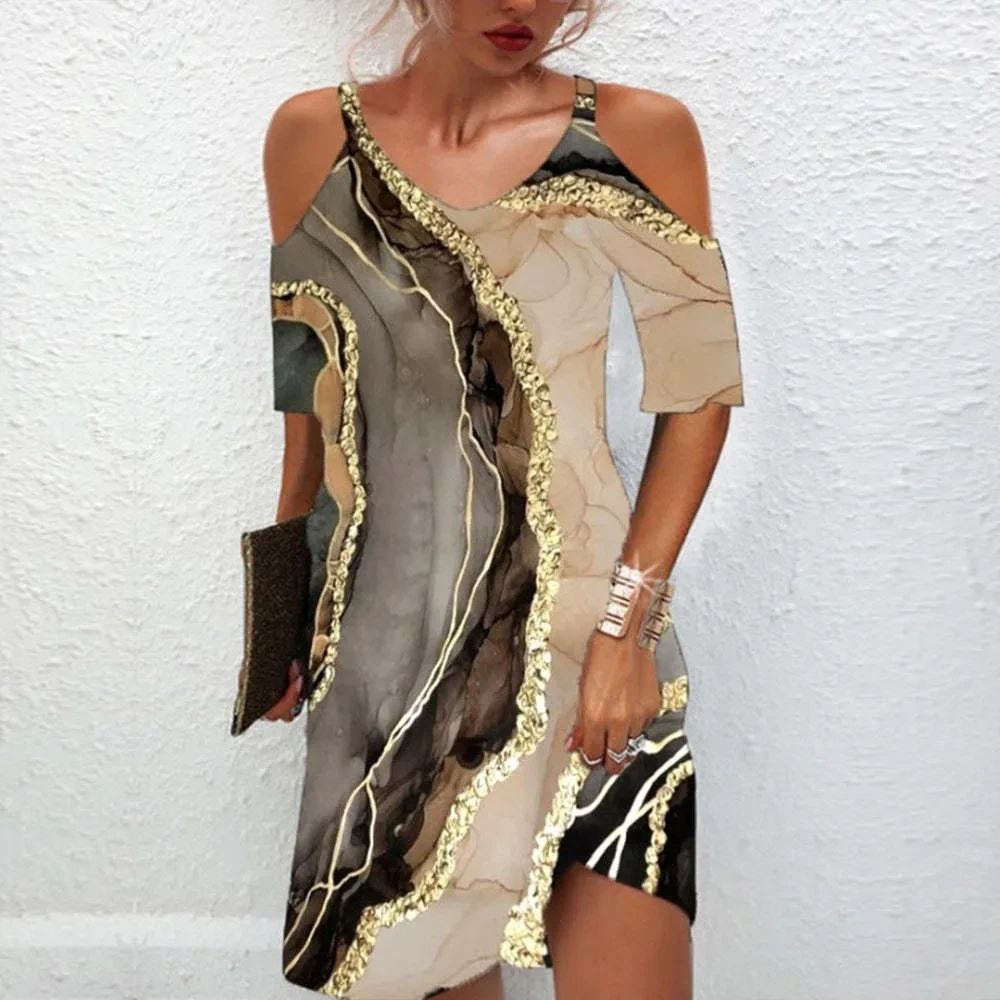 Vestido retro con tirantes finos para mujer