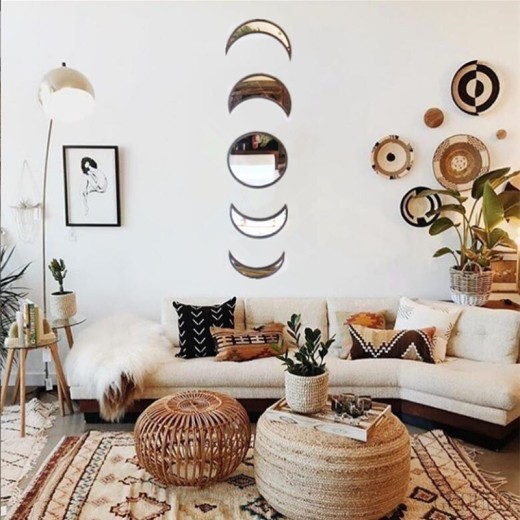 Espejo de maquillaje para decorar el dormitorio del hogar