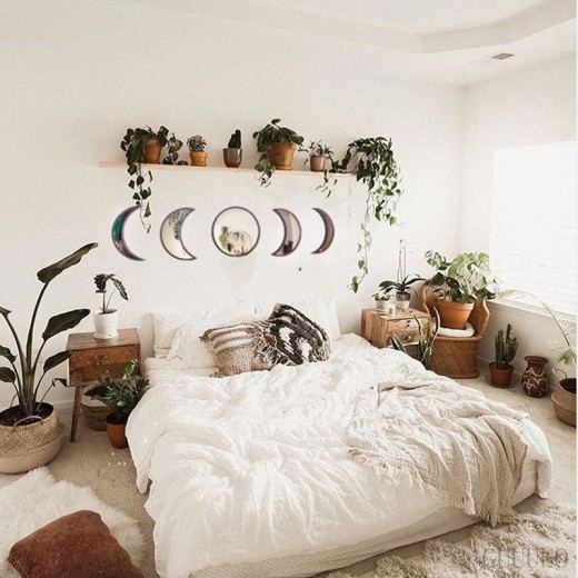 Espejo de maquillaje para decorar el dormitorio del hogar
