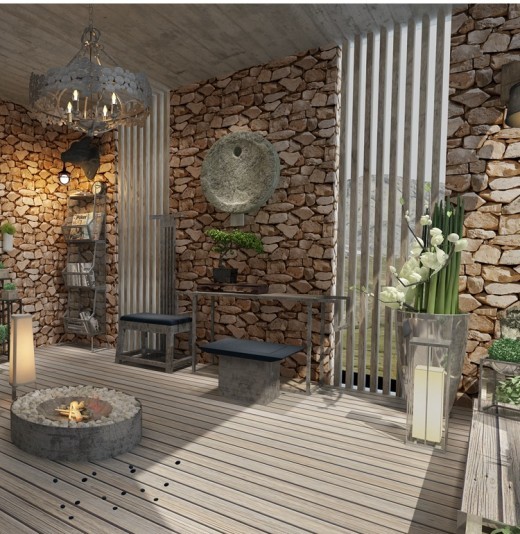 Papel pintado de piedra maciza con diseño de ladrillo de simulación 3D retro