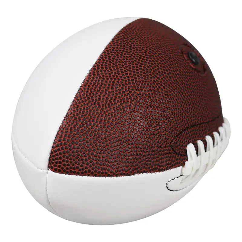 Balón de rugby personalizable con autógrafo - Talla oficial 7, marrón y negro | Perfecto para entrenamiento y regalos | Mejora tus habilidades de lanzamiento y recepción