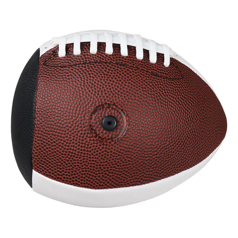 Balón de rugby personalizable con autógrafo - Talla oficial 7, marrón y negro | Perfecto para entrenamiento y regalos | Mejora tus habilidades de lanzamiento y recepción