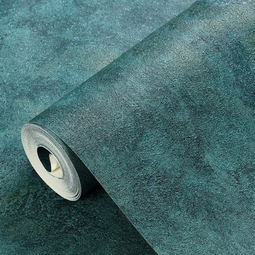 Papel pintado gris cemento eólico, color pigmento puro, papel pintado industrial de barro diatomea.
