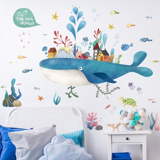 Pegatinas de pared para la mesita de noche, papel pintado creativo autoadhesivo para sala de estar