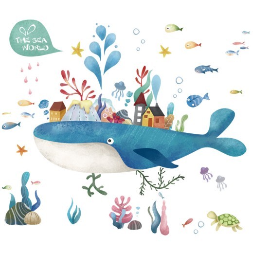 Pegatinas de pared para la mesita de noche, papel pintado creativo autoadhesivo para sala de estar