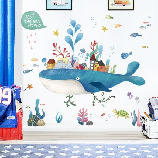 Pegatinas de pared para la mesita de noche, papel pintado creativo autoadhesivo para sala de estar