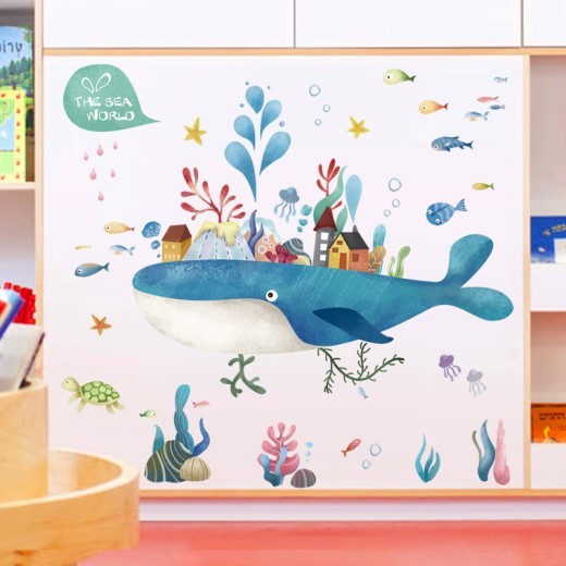 Pegatinas de pared para la mesita de noche, papel pintado creativo autoadhesivo para sala de estar