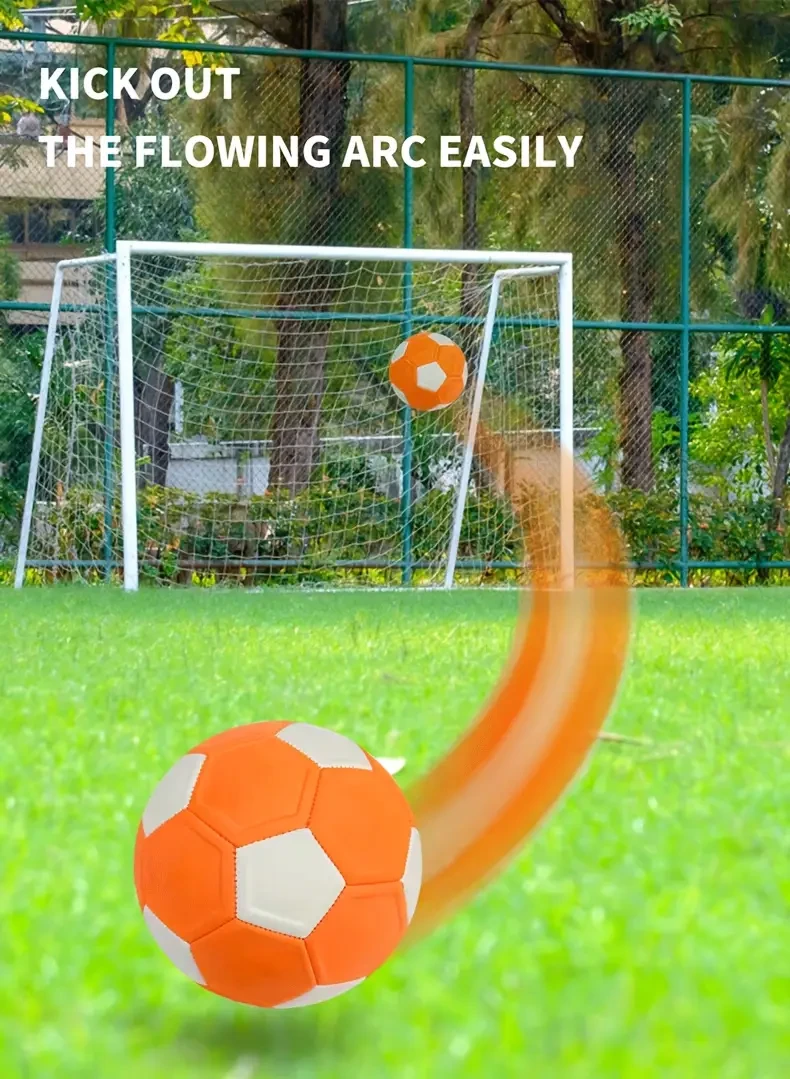 Balón de fútbol curvo tamaño 5, tamaño oficial, diseño curvo para juegos de entrenamiento y ejercicios de fútbol, ideal para jugadores de todos los niveles. Detalles 0Balón de fútbol curvo tamaño 5, tamaño oficial, diseño curvo para juegos de entrenamie
