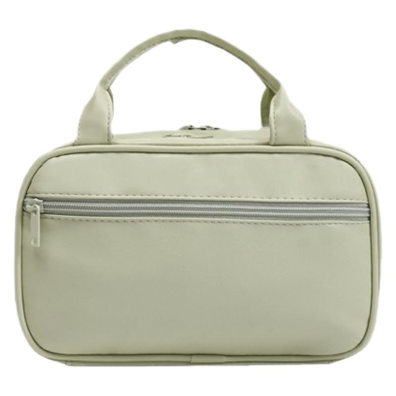 Nueva bolsa de cosméticos portátil con asa, gran capacidad, impermeable, para maquillaje, artículos de tocador, bolso de mano, bolsa de viaje multifuncional para almacenamiento para mujeres
