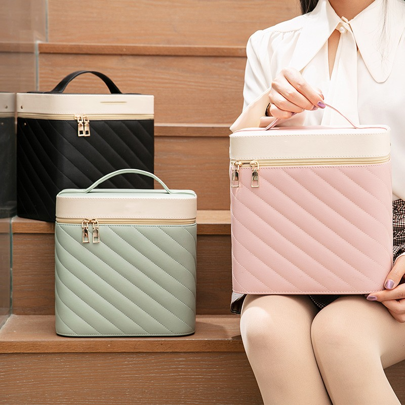 Estuche portátil para guardar cosméticos y joyas, estuche para belleza de uñas.