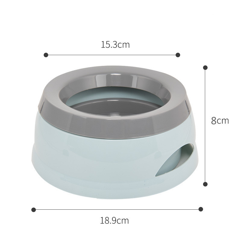 Cuenco de agua para perros, para viaje en coche, antideslizante, a prueba de salpicaduras y con la boca húmeda, productos para mascotas.