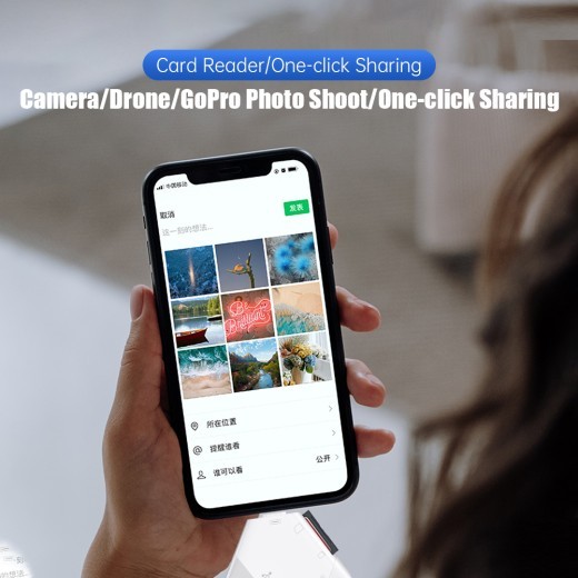 Adaptador OTG USB 3.0/USB 2.0 de alta velocidad, multifunción, magnético, 3 en 1, para lector de tarjetas SD/TF
