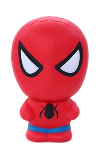 Juguete antiestrés de Disney Spider-Man, Spider-Man, Hulk, Iron Man, juguete de poliuretano para apretar a mano, regalo de cumpleaños para niños.