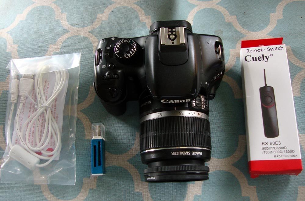 Canon EOS 550D con objetivos 3x y accesorios | AFTERPAY