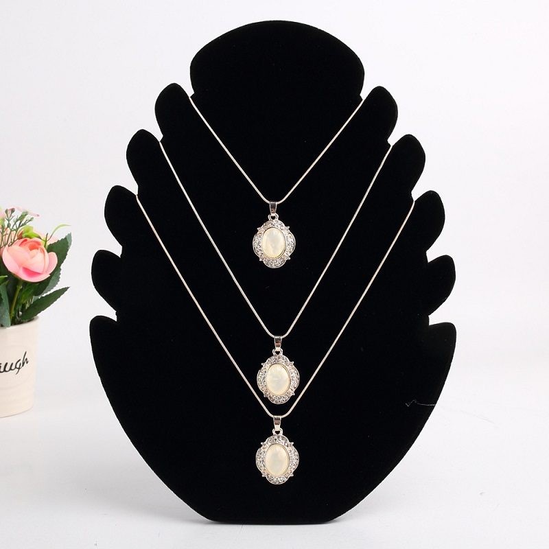 Expositor de terciopelo para collares (2 colores)