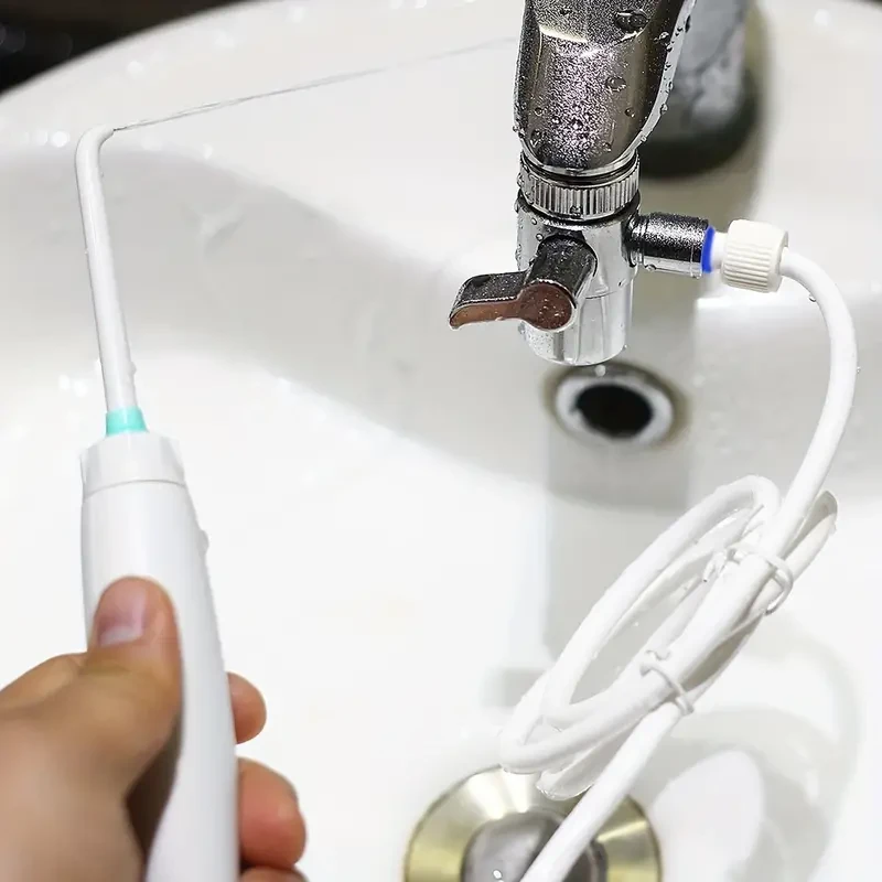 Irrigador bucal eléctrico con adaptador de grifo