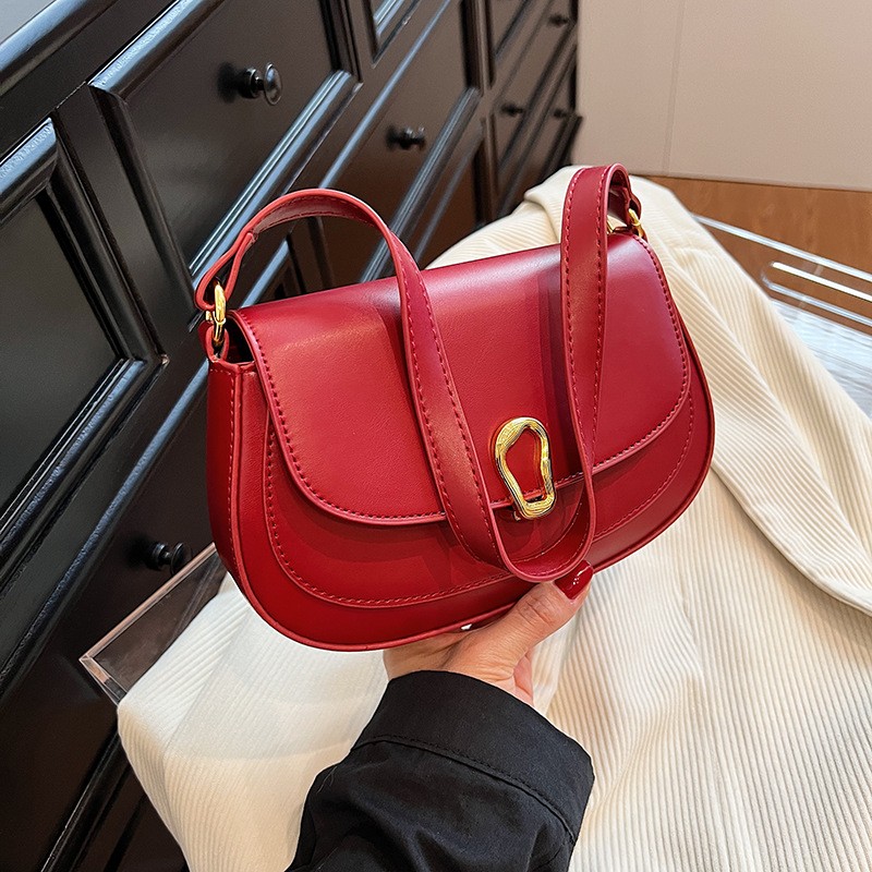 Bolso de mujer minimalista de invierno de un solo hombro de alta calidad