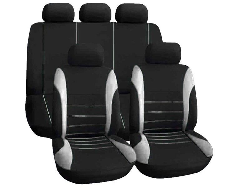 Fundas de asiento para coche, SUV, furgoneta de 5 plazas, juego completo - Protectores universales de poliéster