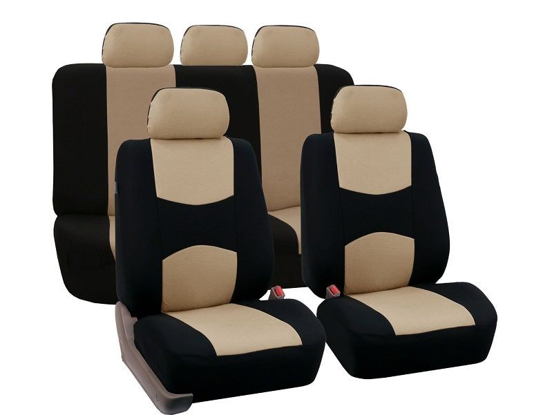 Fundas de asiento para coche, SUV, furgoneta de 5 plazas, juego completo - Protectores universales de poliéster