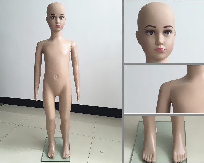 Maniquí de cuerpo entero infantil con cabeza de 110 cm