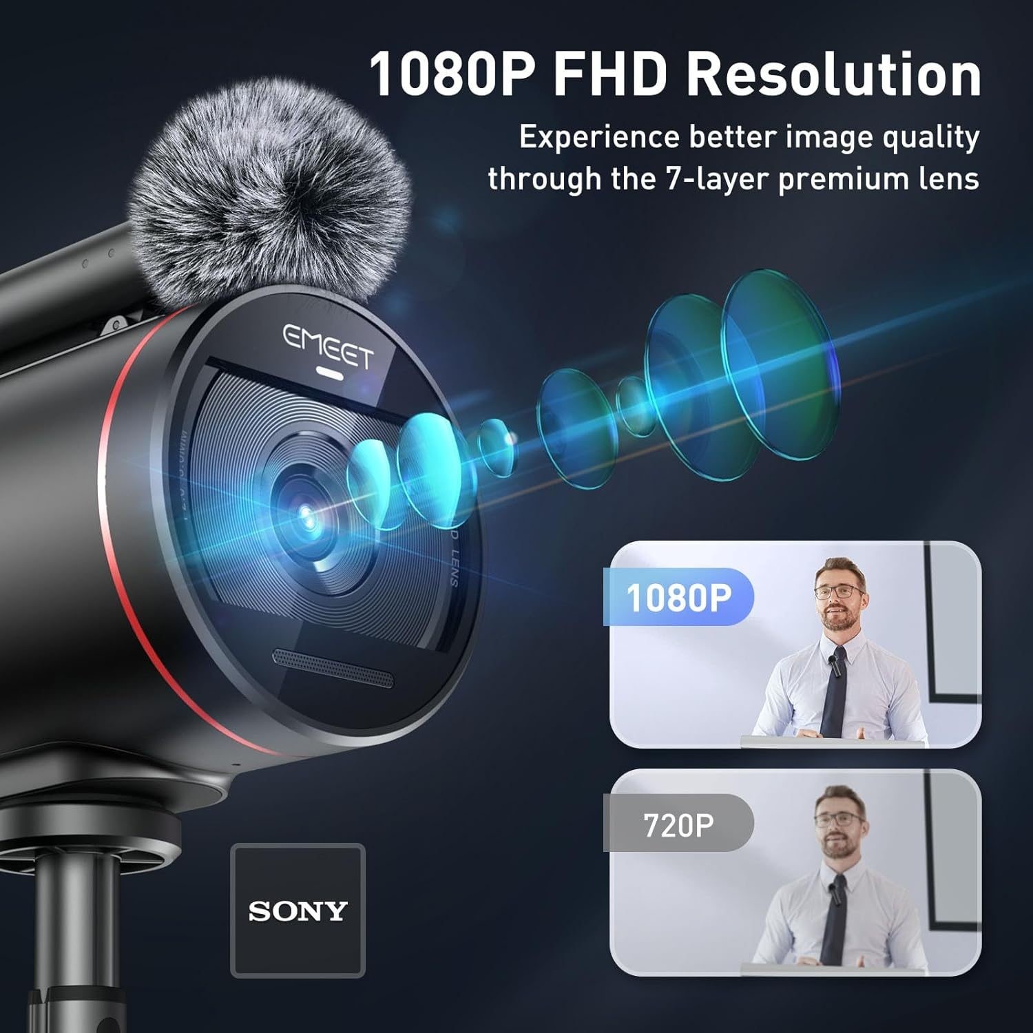 EMEET StreamCam One - Cámara de transmisión inalámbrica 1080P - ENVÍO RÁPIDO Y GRATUITO