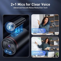 EMEET StreamCam One - Cámara de transmisión inalámbrica 1080P - ENVÍO RÁPIDO Y GRATUITO