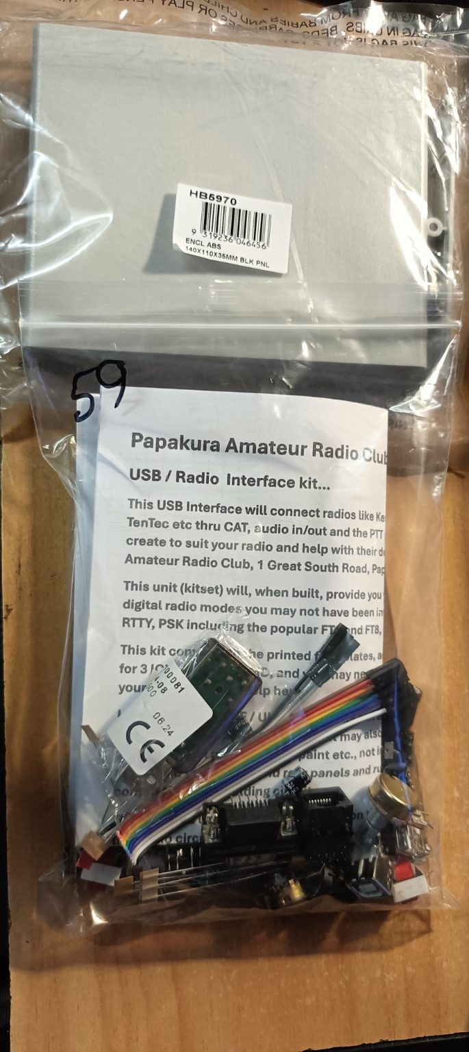 Kit de interfaz de radio... FT4, FT8, Echolink, SSTV, Winlink, Plus...