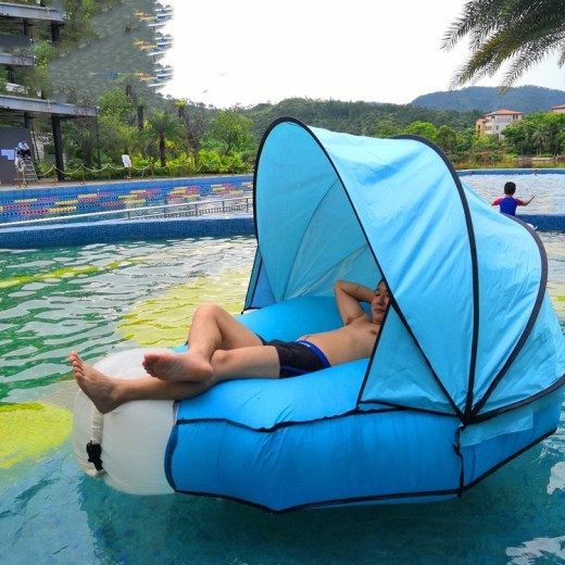 Nuevo colchón inflable para sofá perezoso para exteriores y playa