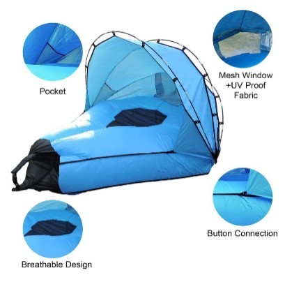 Nuevo colchón inflable para sofá perezoso para exteriores y playa