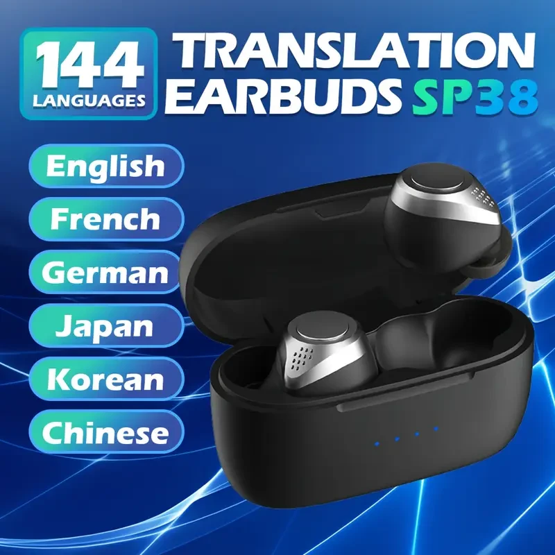 Auriculares inalámbricos SP38 con traducción a 144 idiomas